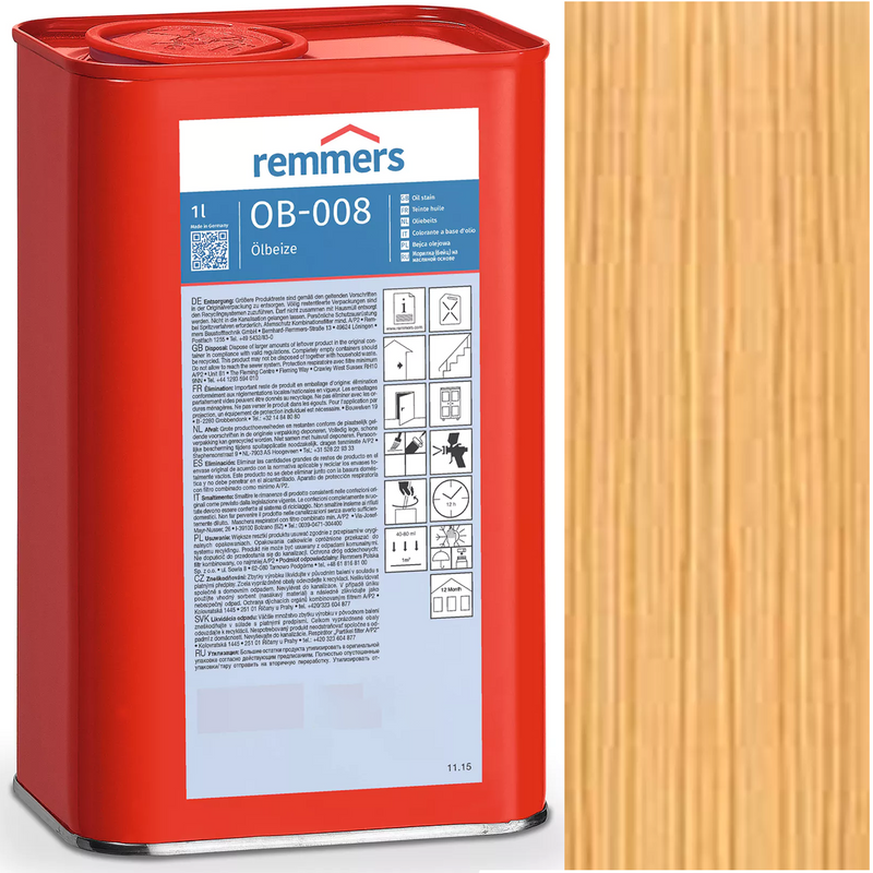 Remmers OB-008 1L Bejca olejna HWS-112 Bezbarwna